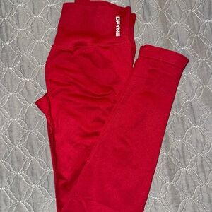 Dfyne Impact Leggings in Crimson